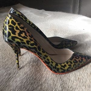 Sophia Webster leopard print pumps size 7 1/2